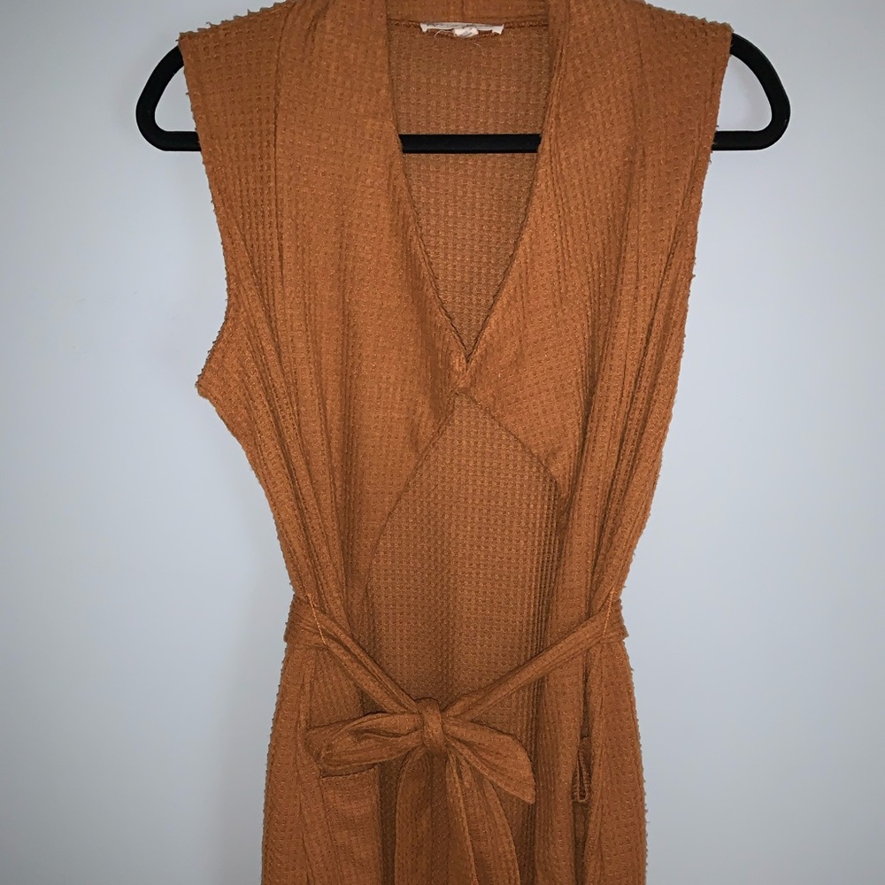 Burnt Orange Sleeveless Tunic